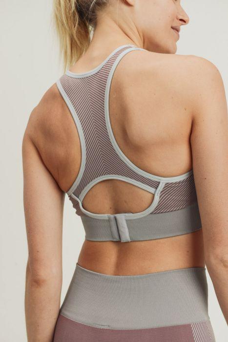 Seamless Racerback Sports Bra