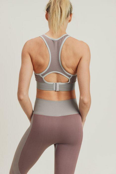 Seamless Racerback Sports Bra