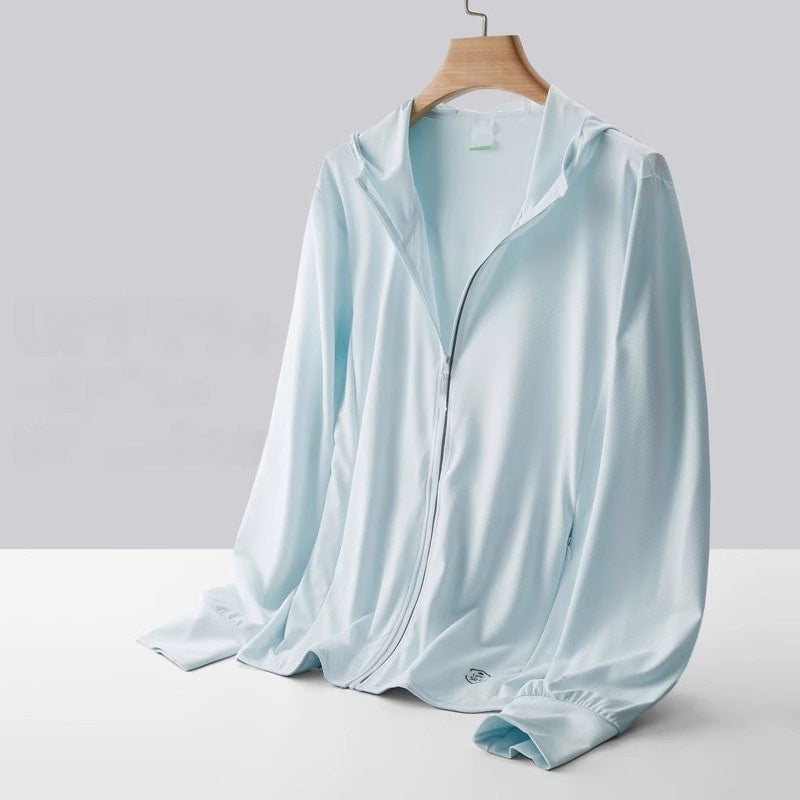 UV Protection Breathable Ice Silk Sun-protective Clothing