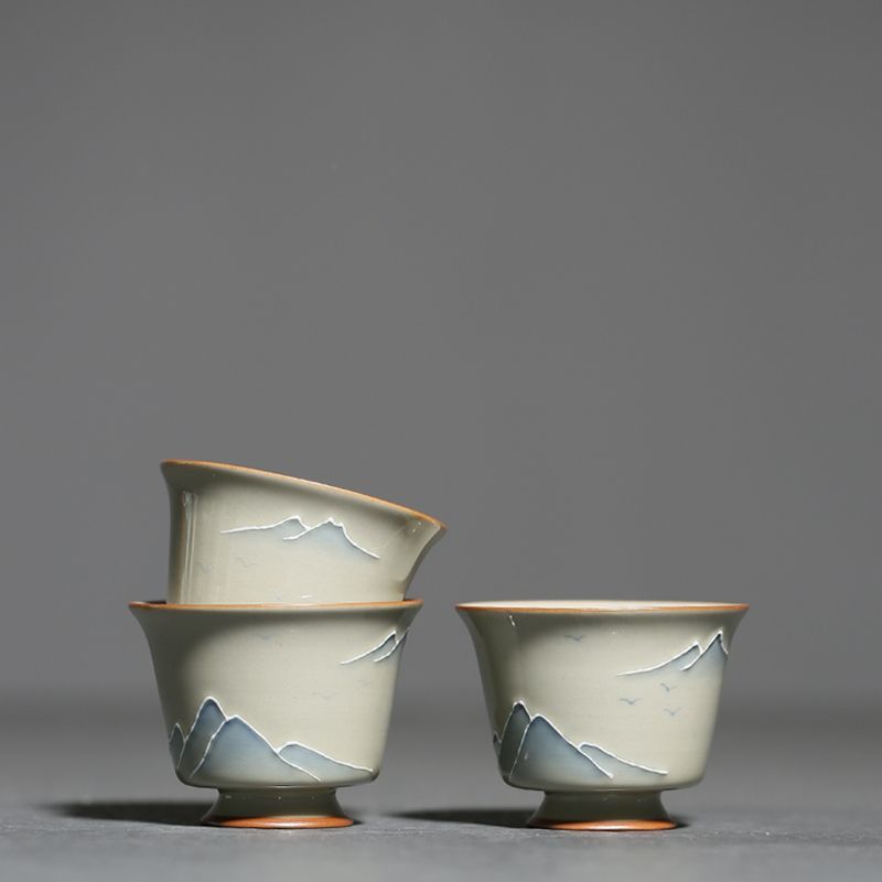 Tea Cup Vintage Tea Bowl Kung Fu Tea Set