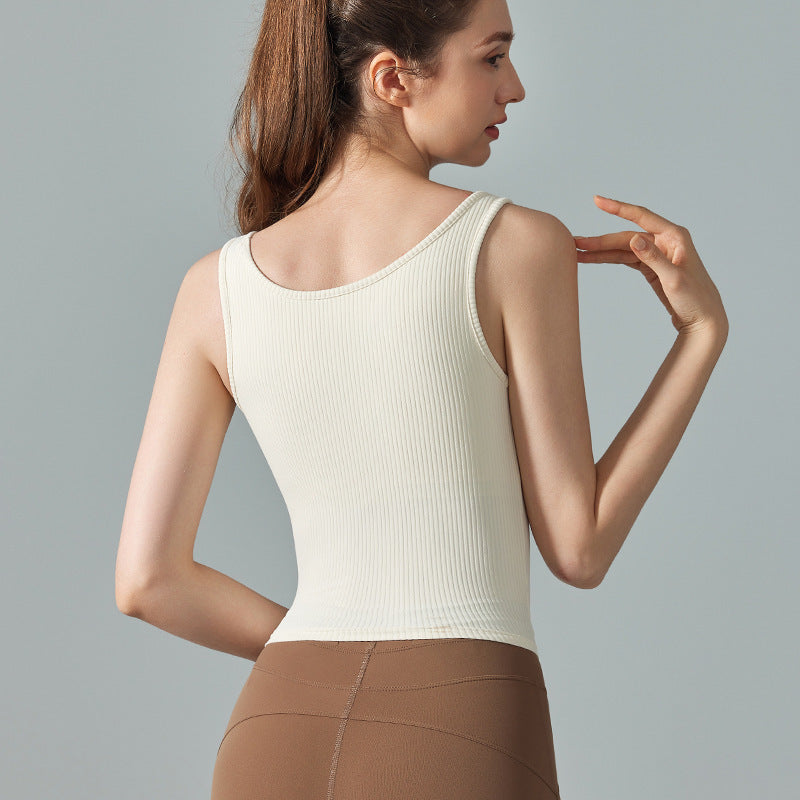 Women's French Thread Yoga Sport top