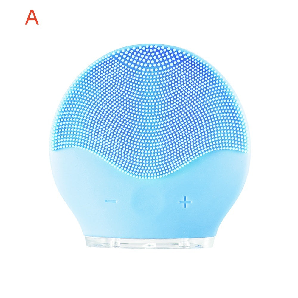 Electric waterproof silicone cleansing instrument
