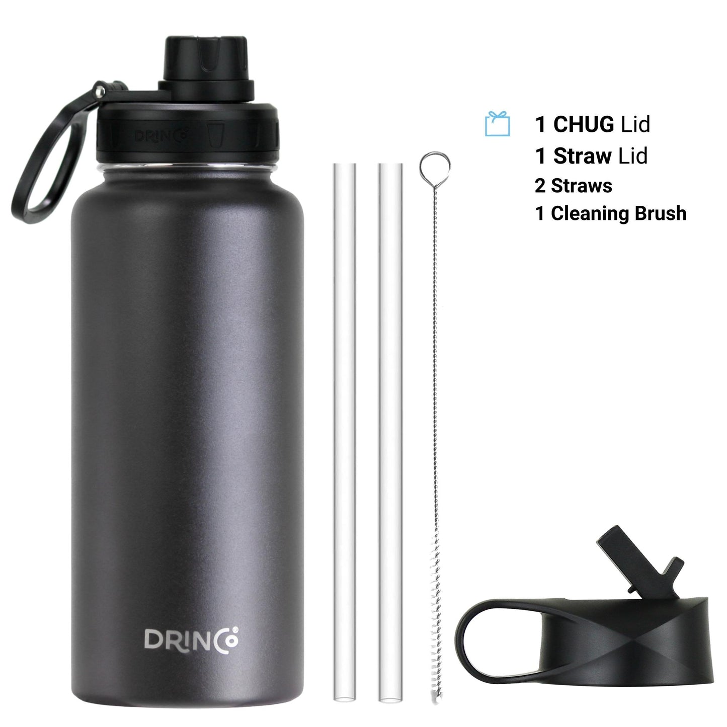 DRINCO Stainless Steel Water Bottle