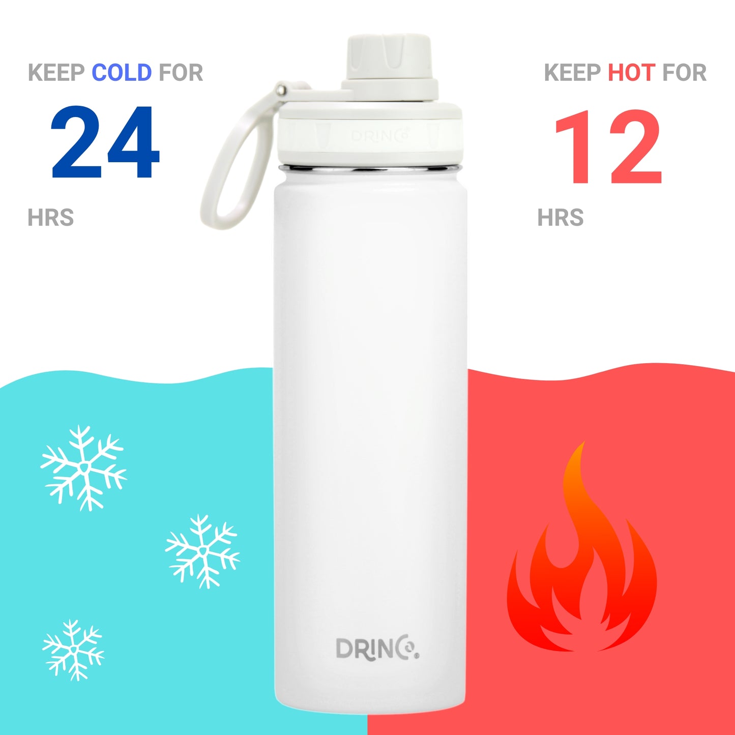 DRINCO Stainless Steel Water Bottle