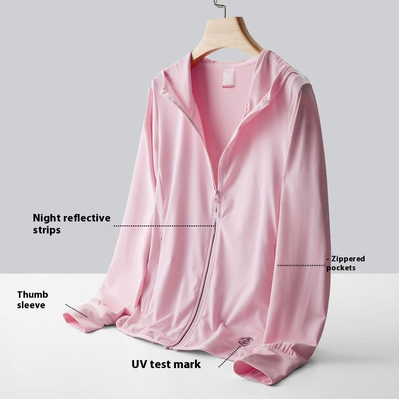 UV Protection Breathable Ice Silk Sun-protective Clothing