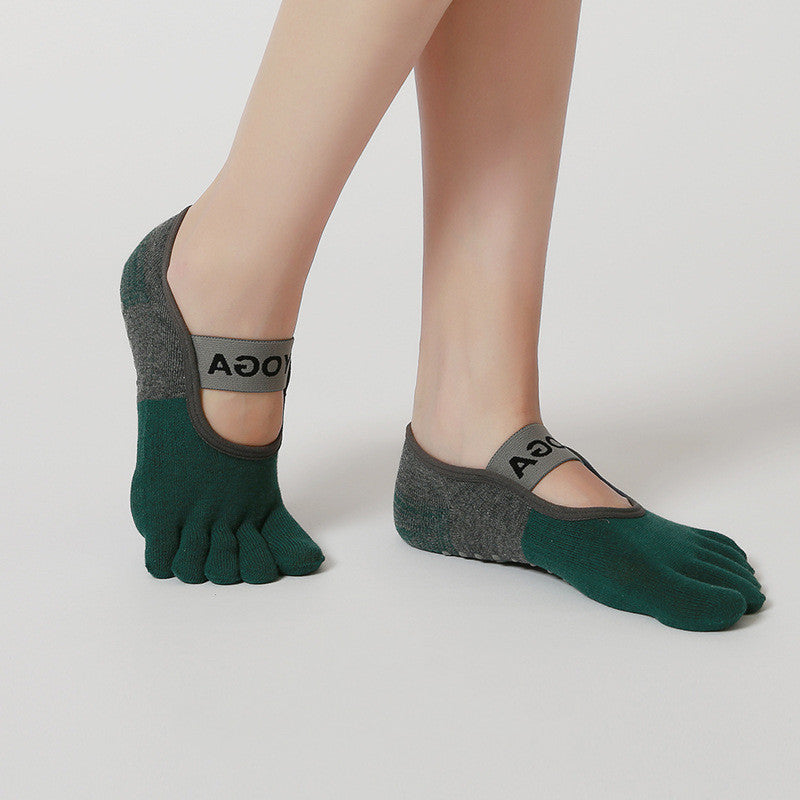Women's Fashionable Pilates Toe Socks