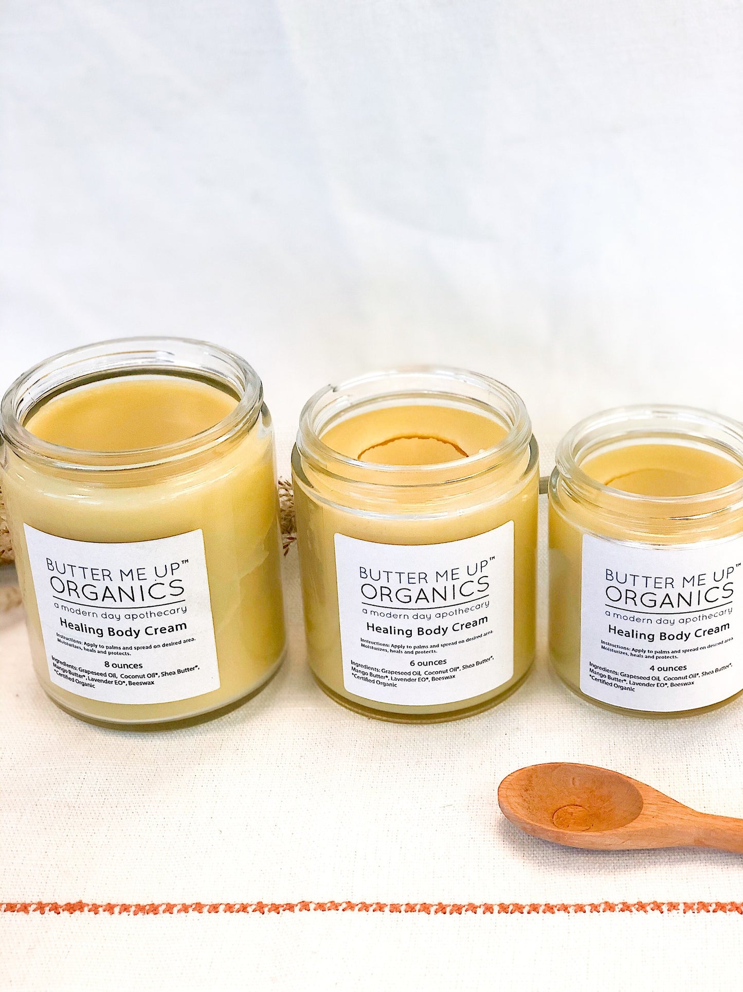 Organic Healing Body Cream for dry skin