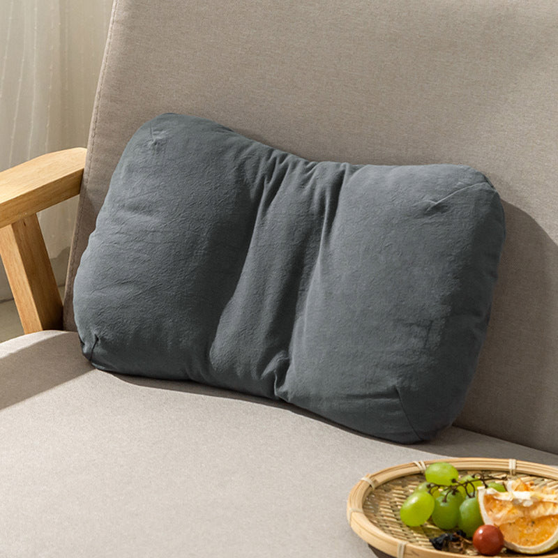 Lumbar Support Pillow Solid Color All Cotton Latex Children's Mini Pillow