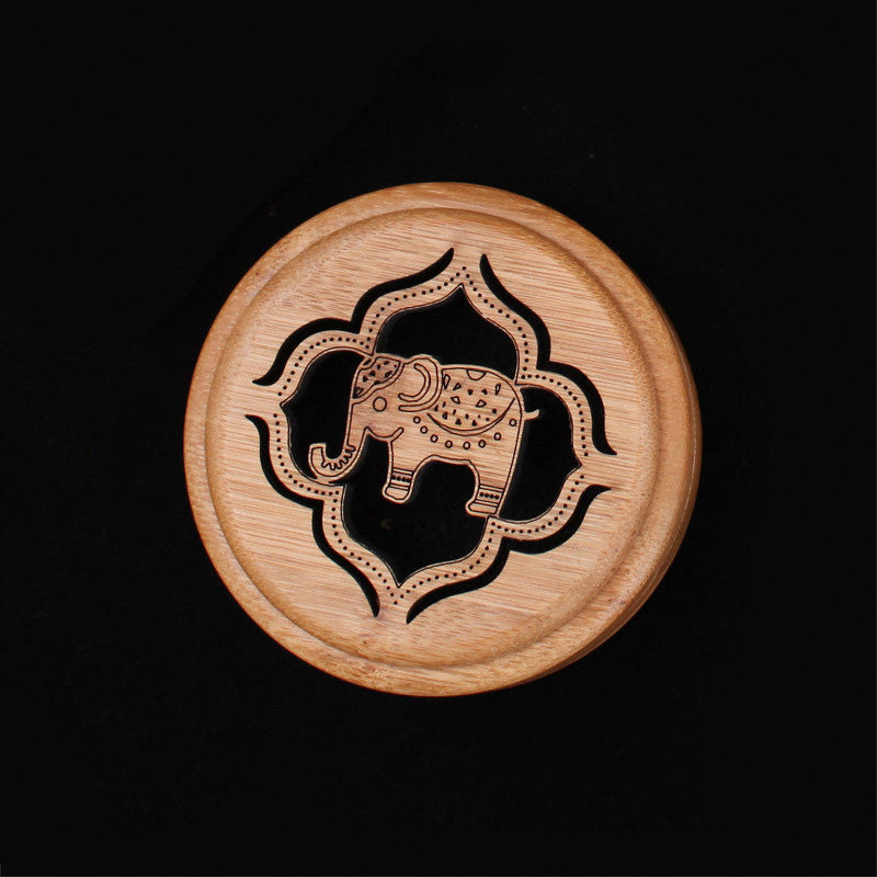 Phoebe Bamboo Incense Box Square Bamboo Lying Incense Box Agarwood Sandalwood