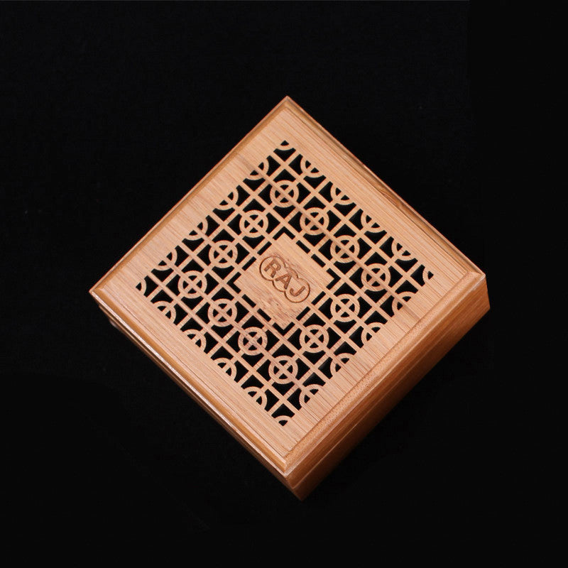 Phoebe Bamboo Incense Box Square Bamboo Lying Incense Box Agarwood Sandalwood