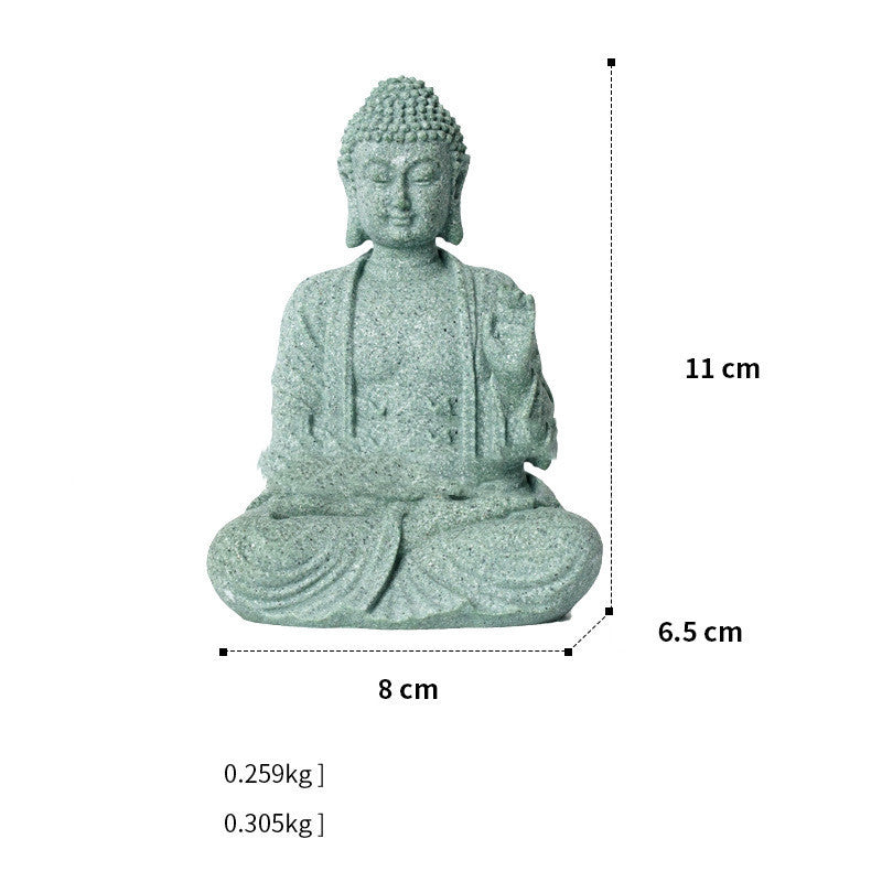 Chinese Stone Buddha Crafts Creative Ornament Home Decor