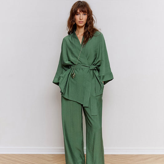 Elastic Rayon Suit