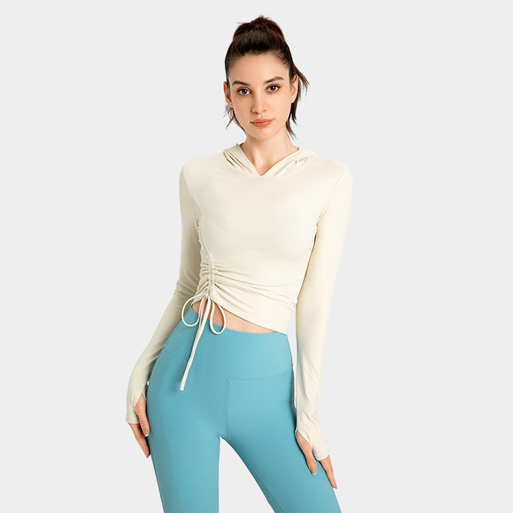 Slim-fitting Running Finger Yoga Workout Clothes