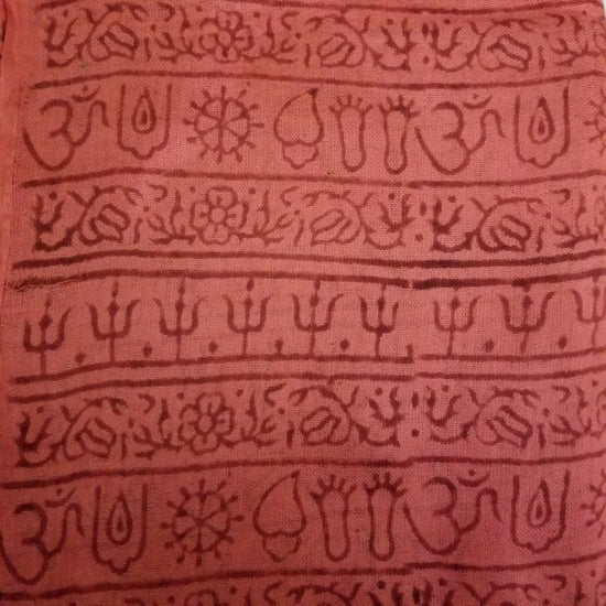 Sanskrit Hindu Symbols Scarf