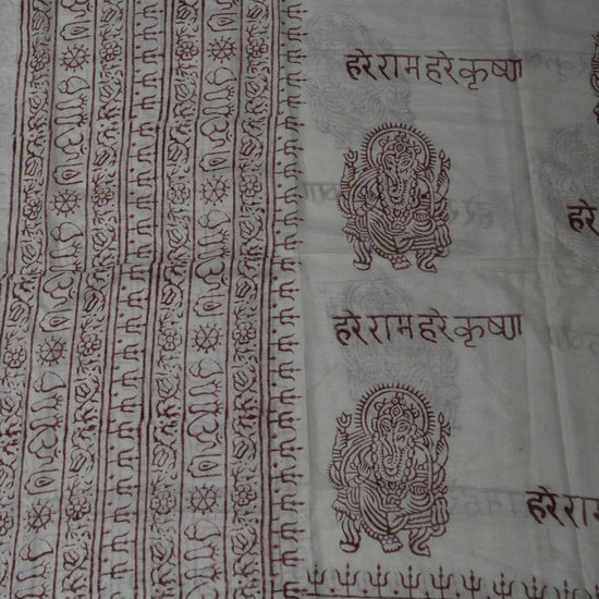 Sanskrit Hindu Symbols Scarf