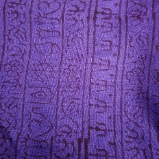 Sanskrit Hindu Symbols Scarf