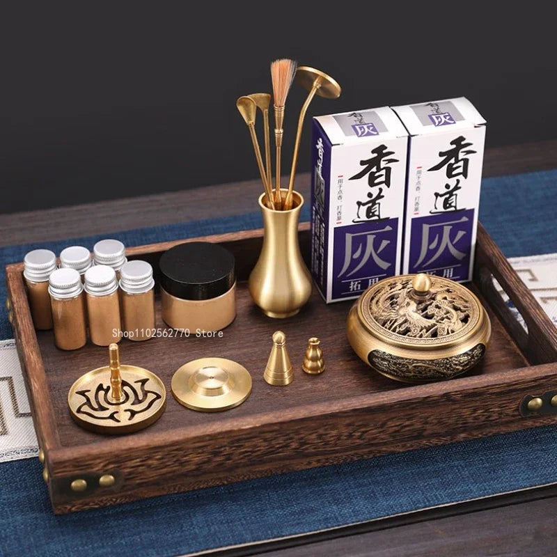 Pure Copper Incense Tool Set