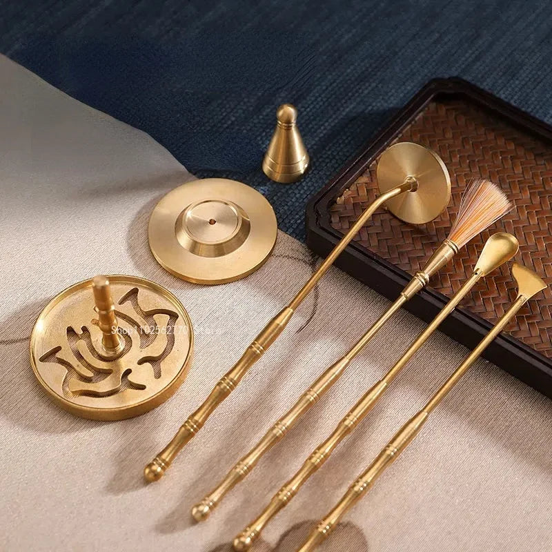 Pure Copper Incense Tool Set