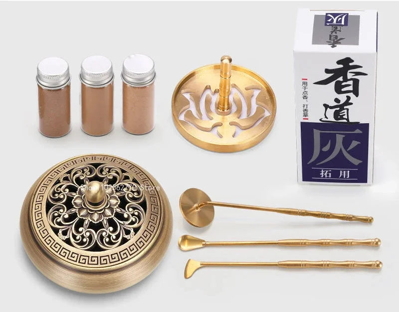 Pure Copper Incense Tool Set