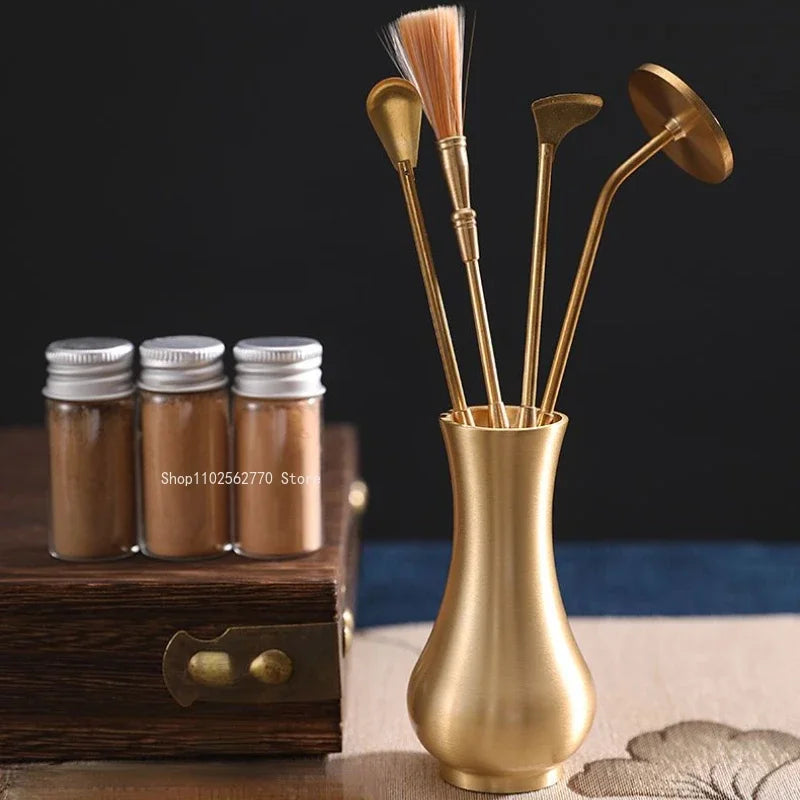 Pure Copper Incense Tool Set