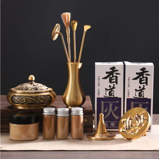 Pure Copper Incense Tool Set