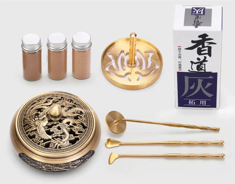 Pure Copper Incense Tool Set