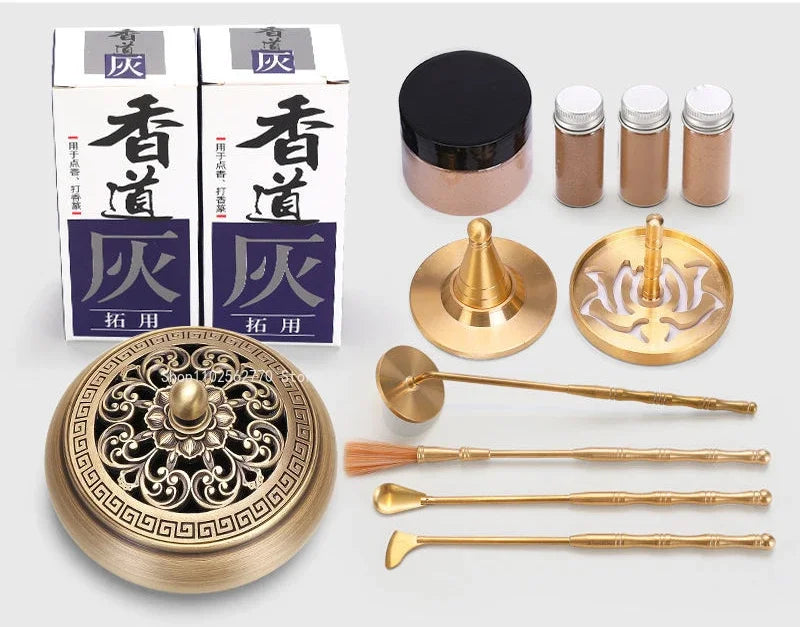 Pure Copper Incense Tool Set