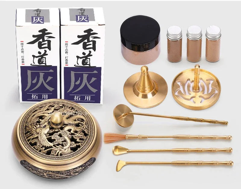 Pure Copper Incense Tool Set