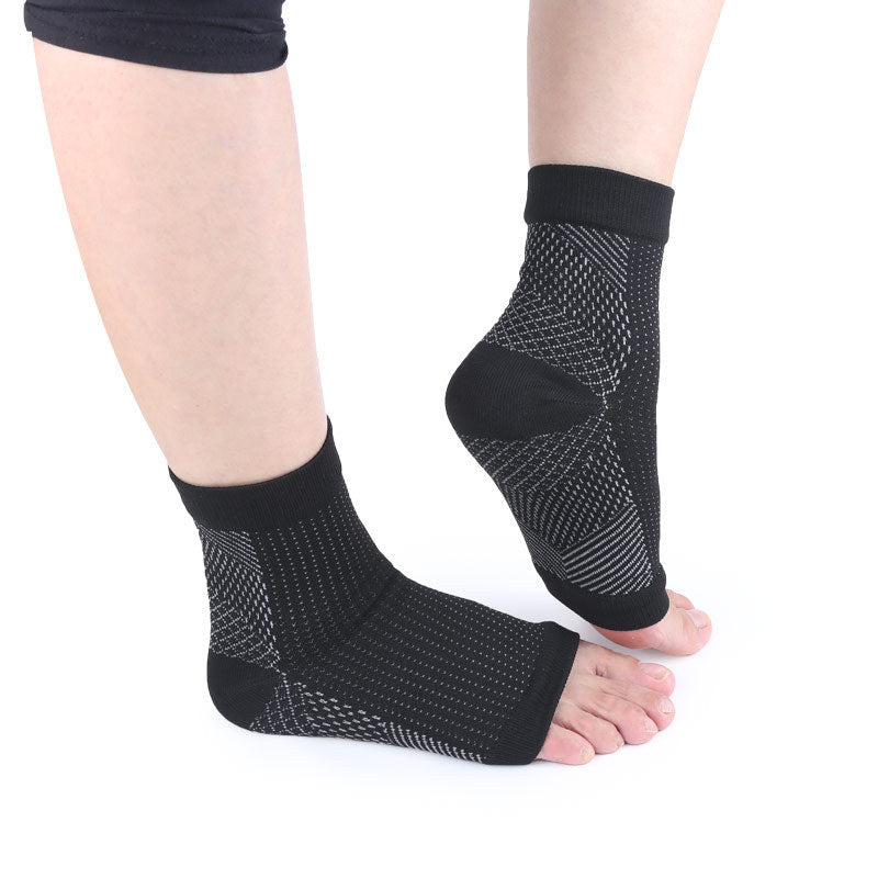 Compression Socks Foot Sleeve Relieve Swelling Open Toe Socks Cycling Running Basketball Sports Socks Women Men