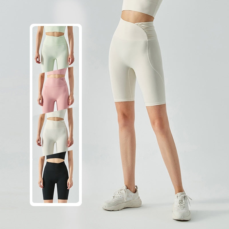 Fitness Running Sports Breathable Skinny Knee Length Pants