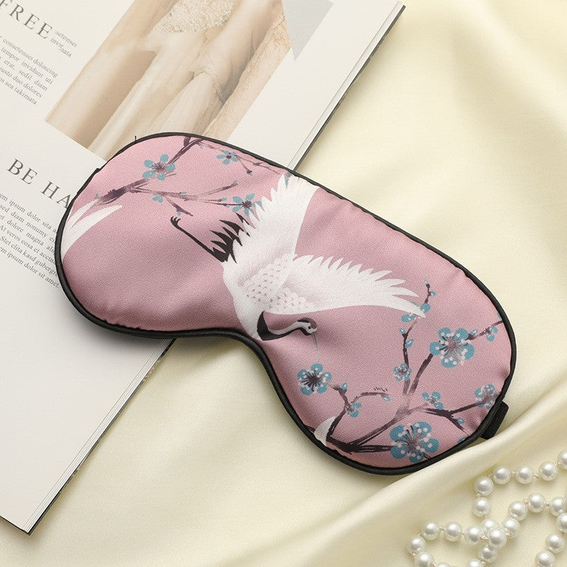 Printed Shading Pro Skin  Silk Eye Mask For Sleeping