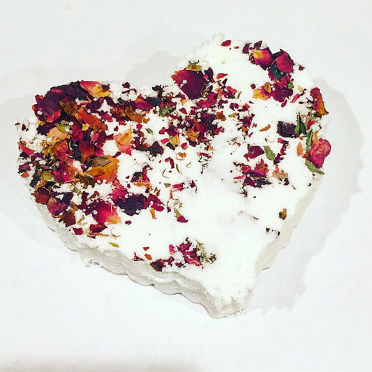 Rose Heart Organic  bath bomb