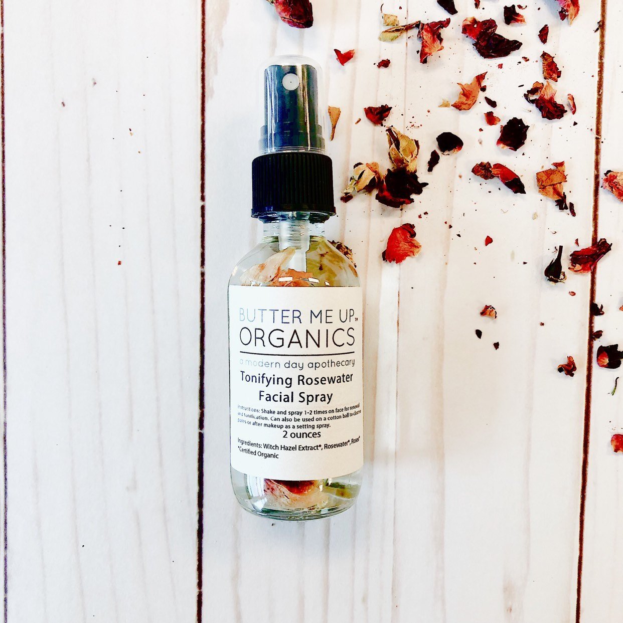 Organic Rosewater Facial Mist Toner