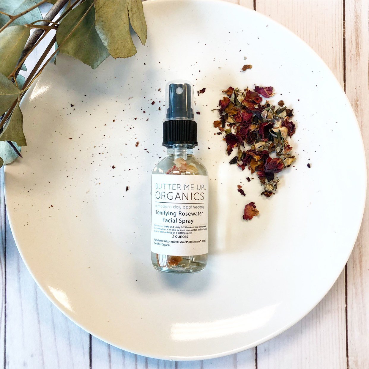 Organic Rosewater Facial Mist Toner