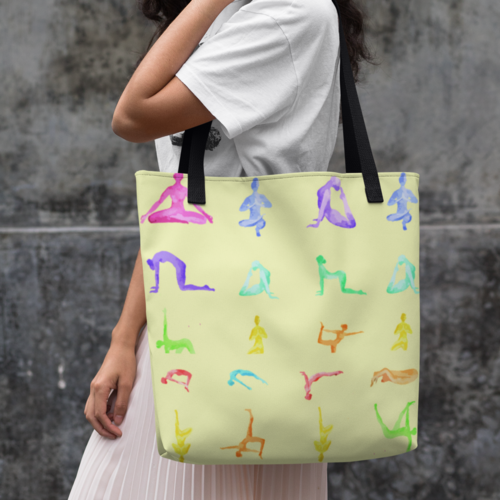 Yoga Sanctuary Everyday Yellow Tote Bag